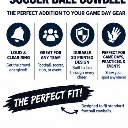 Soccer Ball Cowbell