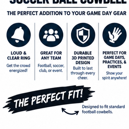 Soccer Ball Cowbell
