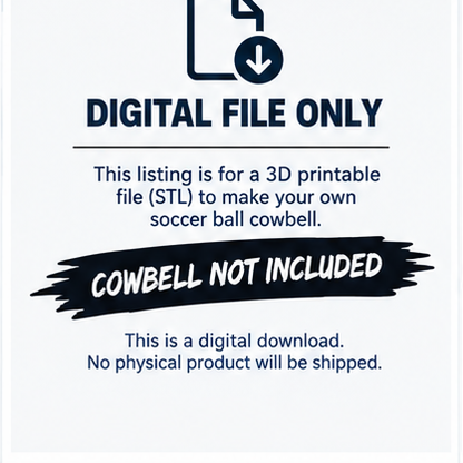 Soccer Ball Cowbell