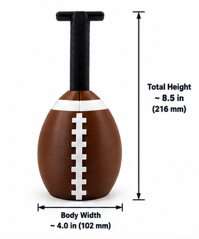 Football Cowbell (digital file only)